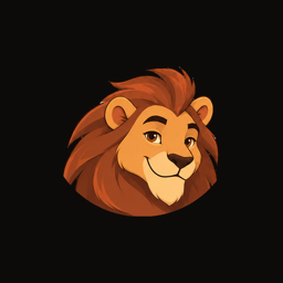 Basso’s golden lion with an auburn mane